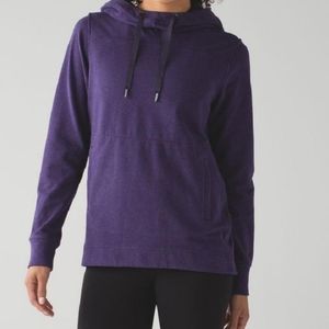 Lululemon dark purple hooded sweatshirt